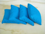 turquoise cornhole bags